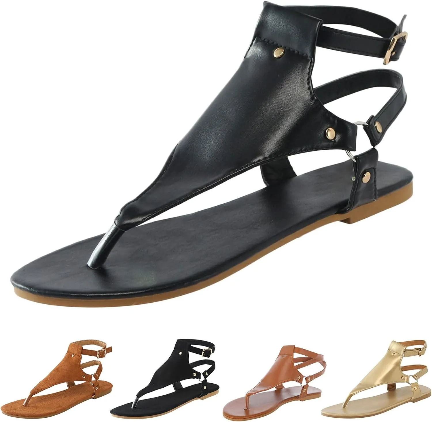 Dressy Thong Sandals for Women Comfortable Orthopedic Sandals Arch Support Slingback Flats Open Toe Shoes Fashion Summer Flip Flops Bohemia Beach Sandal Vacation Essentials