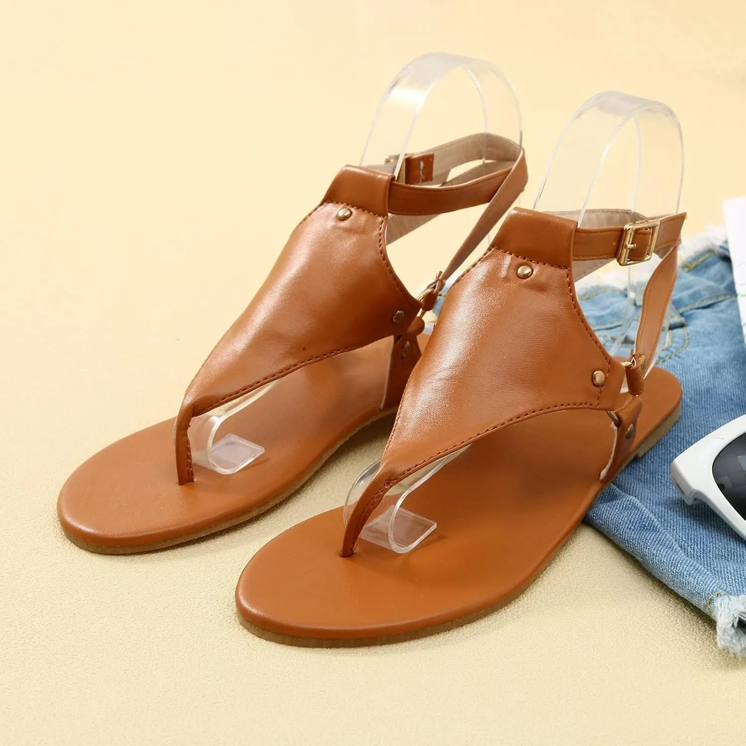 Dressy Thong Sandals for Women Comfortable Orthopedic Sandals Arch Support Slingback Flats Open Toe Shoes Fashion Summer Flip Flops Bohemia Beach Sandal Vacation Essentials