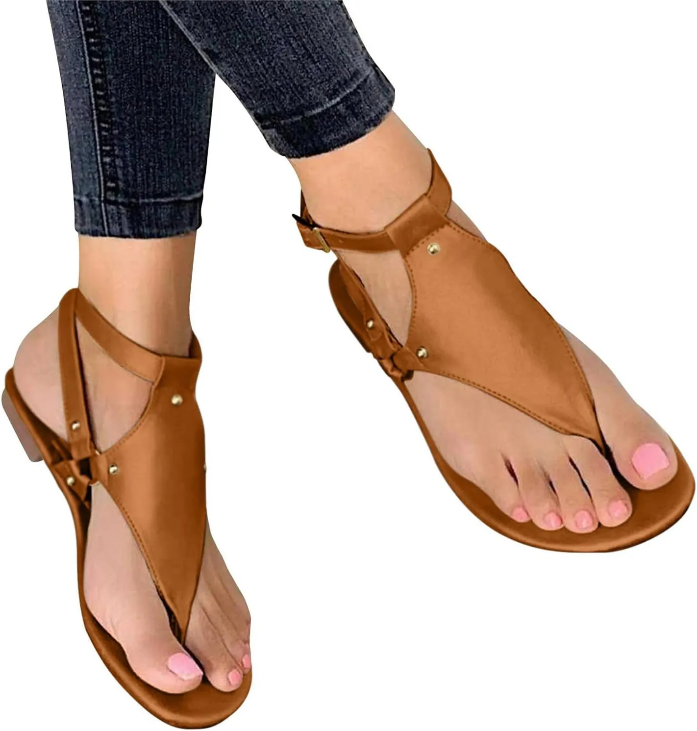 Dressy Thong Sandals for Women Comfortable Orthopedic Sandals Arch Support Slingback Flats Open Toe Shoes Fashion Summer Flip Flops Bohemia Beach Sandal Vacation Essentials