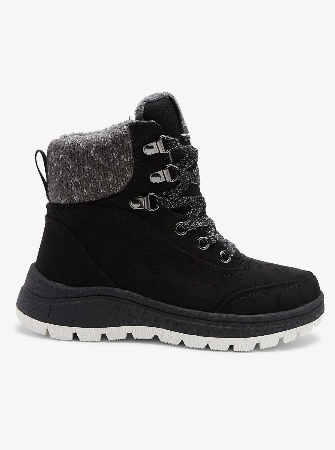Girls 4-16 Karmel Lace-Up Boots - Black