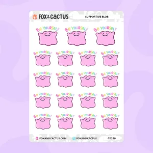 Supportive Blob Stickers